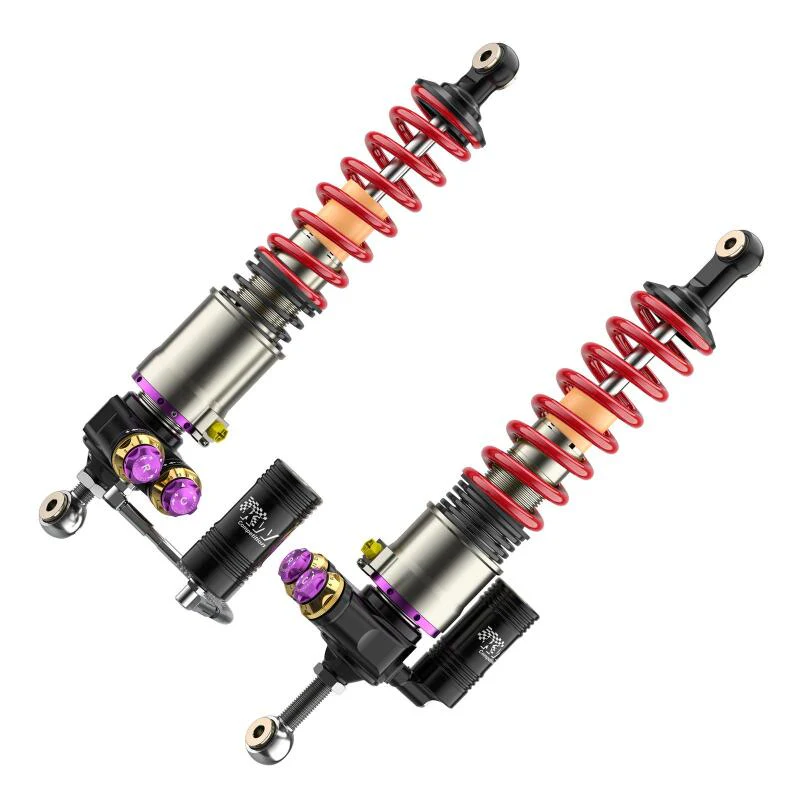 KW 04-05 Porsche Carrera GT Special Edition HLS4 V5 Coilover Kit w/ Red & Blue Springs - Image 18