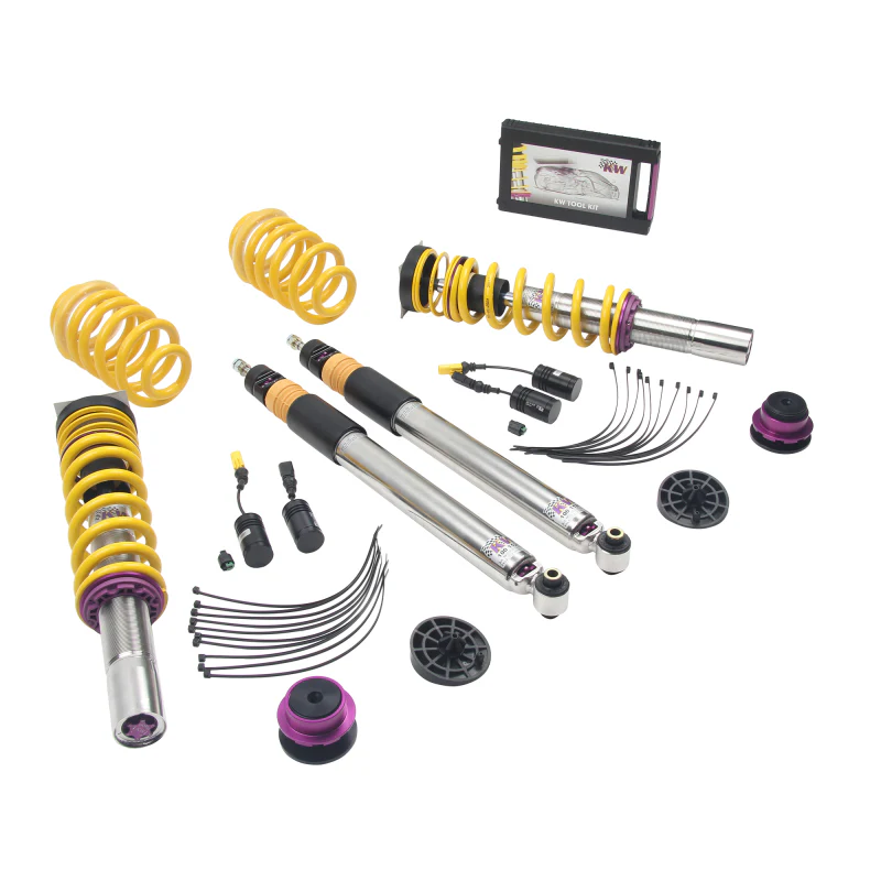 KW Coilover Kit V3 2017+ Audi A4 (B9) Sedan 2wd w/ Electronic Dampers - Image 14